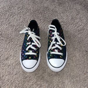 Girls All Star Converse Rainbow color stars